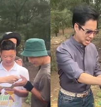 Ngọc Sơn ra Hà Tĩnh, rút thẳng ví lì xì đô la cho các nhân viên