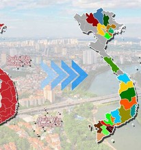 Bản đồ chi tiết 34 tỉnh, thành mới của Việt Nam