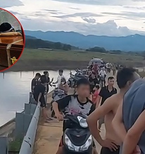 Đau xót cảnh người bố đi làm ăn xa trở về ôm quan tài 2 con trai đuối nước ở Hà Tĩnh