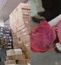 Theo dõi suốt 3 tháng, phanh phui đường dây sản xuất thịt giả doanh thu 127 tỷ đồng, tịch thu 900 tấn thịt chất thành “núi”