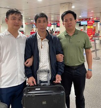 Bắt Nguyễn Xuân Hòa tại sân bay