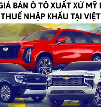 Giá bán ô tô nhập Mỹ chênh lệch thế nào khi được miễn thuế tại Việt Nam?