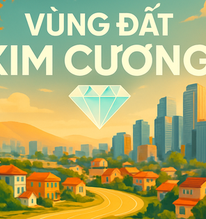 Một địa phương được giới bất động sản gọi là 'vùng đất kim cương' mới sau sáp nhập: Giá vẫn còn rất rẻ, "ông lớn" Sungroup đã xuất hiện với đại đô thị