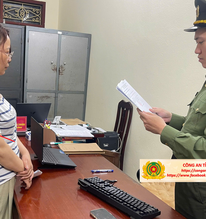 Thi hành lệnh bắt tạm giam Cao Thị Hạnh