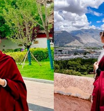 Hoa hậu đẹp nhất nhì Việt Nam U45 đi khắp thế gian, xúc động khi tới Tây Tạng