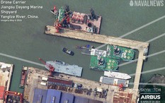 Naval News: Trung Quốc bí mật chế tạo 'tàu sân bay mini' độc nhất vô nhị dành cho máy bay không người lái