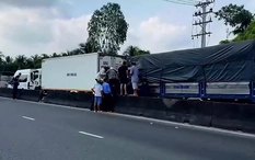 5 ô tô đâm liên hoàn trên Quốc lộ 1A