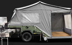 Nhà tí hon gây sốt: Gọn như xe máy, bung ra gần 6m