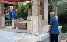 Xót xa nam NSND đình đám lặng lẽ xây mộ cho vợ vừa qua đời: "Anh lại xây ngôi nhà mới cho em"