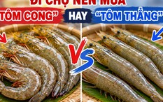 Đi chợ nên mua "tôm cong" hay "tôm thẳng"