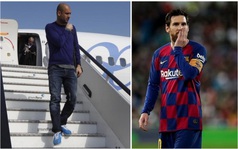 Pep Guardiola lên đường về Anh, sếp Man City có mặt tại Barcelona để đàm phán về Messi