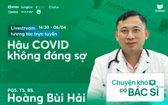 Livestream "Hậu COVID không đáng sợ": Cùng chuyên gia giải đáp nỗi lo hậu COVID-19