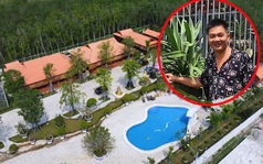 Biệt phủ 15ha đầy đồ gỗ hiếm của "đại gia chân đất" Bình Dương, lương người chăm vườn 2 tỷ/tháng