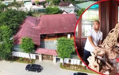 Căn biệt phủ kiểu “các cụ” ở Hà Tĩnh rộng 1.000m2, sửng sốt nhất là kho báu trầm hương tiền tỷ
