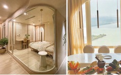 Nữ họa sĩ tự tay thiết kế căn hộ 120m2 đắt giá: Mang cây xanh vào trong từng góc nhỏ, vừa nấu ăn vừa “ngắm trọn” sông Hồng