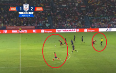 Trọng tài gây tranh cãi với quyết định kỳ lạ khiến CLB CAHN mất cơ hội ăn bàn trước đội bóng Thái Lan