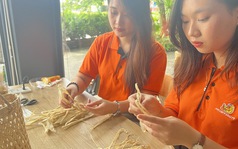 Biến vỏ bắp thành sản phẩm độc đáo