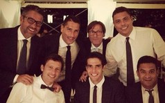 Ronaldo “béo”, Kaka chia vui trong ngày GĐ bóng đá PSG kết hôn