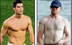 Lười tập thể dục, Rooney “béo ị” thua xa CR7