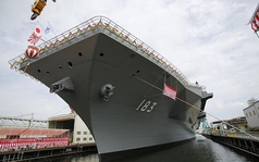 Trung Quốc tố Nhật treo 'cờ phát xít' trên tàu sân bay mới hạ thủy