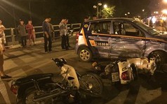 Triệu tập tài xế xe bán tải rượt đuổi taxi trong vụ tai nạn