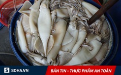 Chờ kiểm định thực phẩm bẩn, rau "tắm" thuốc trừ sâu, mực hóa chất đã vào bụng người dân!