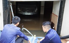 Hàng loạt hầm để xe ở Sài Gòn thành hầm chứa nước sau trận mưa lịch sử