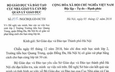 Bộ GD-ĐT lên tiếng vụ cô giáo bắt học sinh lớp 2 tát bạn 50 cái