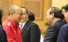 Thủ tướng Nguyễn Xuân Phúc gặp mặt Đội tuyển bóng đá Việt Nam