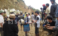 Hình ảnh đầu tiên về vụ sập mỏ chì, gần 20 người chết ở Yên Bái