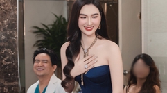 Bức ảnh của Ngọc Loan và ông Chiêm Quốc Thái