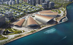 Phối cảnh khu đô thị biển tầm cỡ quốc tế tại Tp HCM: Nhà hát, sân vận động, resort cao cấp