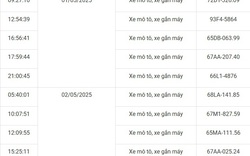 101 xe có biển số sau nhanh chóng nộp phạt nguội theo Nghị định 168