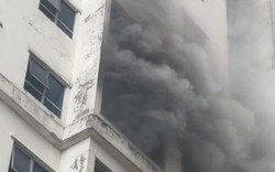 Hà Nội: Cháy căn hộ ở chung cư Linh Đàm, người dân hoảng sợ