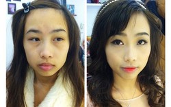 Chùm ảnh lột xác đáng kinh ngạc của các cô gái Việt trước và sau khi makeup