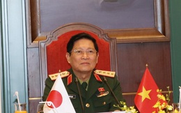 Đại tướng Ngô Xuân Lịch điện đàm với Bộ trưởng Bộ Quốc phòng Nhật Bản