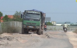 “Bất lực” nhìn đường gom 60 tỷ cao tốc Bắc Giang - Lạng Sơn bị “cày” nát