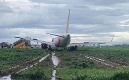 Đại diện hãng Vietjet lên tiếng vụ máy bay hạ cánh trượt khỏi đường băng Tân Sơn Nhất, lao ra bãi cỏ