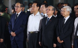 [Ảnh] Xúc động, nghiêm trang lễ tang "người thầy của những nhà tình báo huyền thoại" Trần Quốc Hương