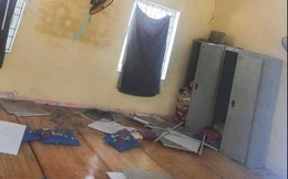 Động đất ở Lai Châu: Nhiều nhà dân hư hỏng, 4 trẻ bị thương do sập trần thạch cao trường học