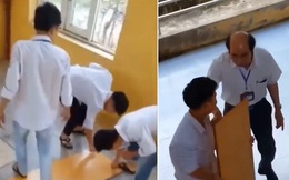 Nam sinh nhọ nhất năm: Đang bày trò phá phách thì "va phải vào ánh mắt của thầy hiệu trưởng", rất tiếc em đã quay vào ô mất lượt