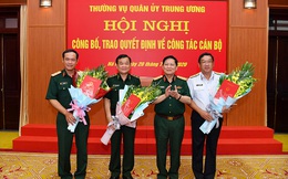 Đại tướng Ngô Xuân Lịch trao quyết định bổ nhiệm Thứ trưởng Bộ Quốc phòng cho 3 Tư lệnh