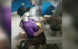 Công ty Trung Quốc làm giả được cả nhân viên bằng cách dùng ma-nơ-canh