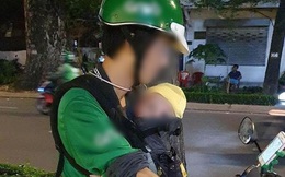 Người đàn ông chạy xe ôm mang theo con nhỏ, không nhận ủng hộ vì lí do bất ngờ
