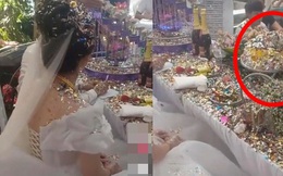 Cô dâu chú rể choáng váng vì sự cố "kinh hoàng" trong đám cưới, nhìn nhưng món đồ sau khi thực hiện nghi lễ "biến dạng" trên bàn mà ai cũng xót xa hộ