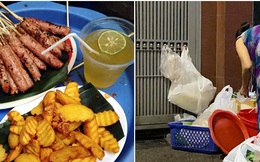 Dân mạng xôn xao với hình ảnh làm đồ ăn bẩn ở quán nem nướng nổi tiếng phố cổ: Nhặt đồ thừa khách trước cho khách sau ăn?