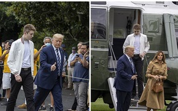"Hoàng tử Nhà Trắng" Barron Trump lộ diện trước công chúng sau một thời gian dài vắng mặt, gây chú ý với chiều cao và vóc dáng "khủng"
