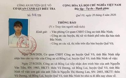 Tìm kiếm thiếu nữ mất tích sau khi ra khỏi nhà ở Bắc Ninh