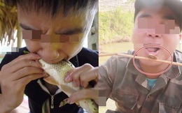 Những màn câu like kinh hãi của Youtuber Việt khi ăn từ cá sống đến gỏi côn trùng rồi cả mỡ lợn nguyên tảng
