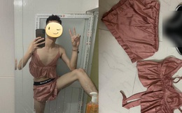 Thanh niên lại thanh lý bộ đồ ngủ của bạn gái cũ để bù "tình phí", còn đích thân làm mẫu để chứng minh độ xịn xò
